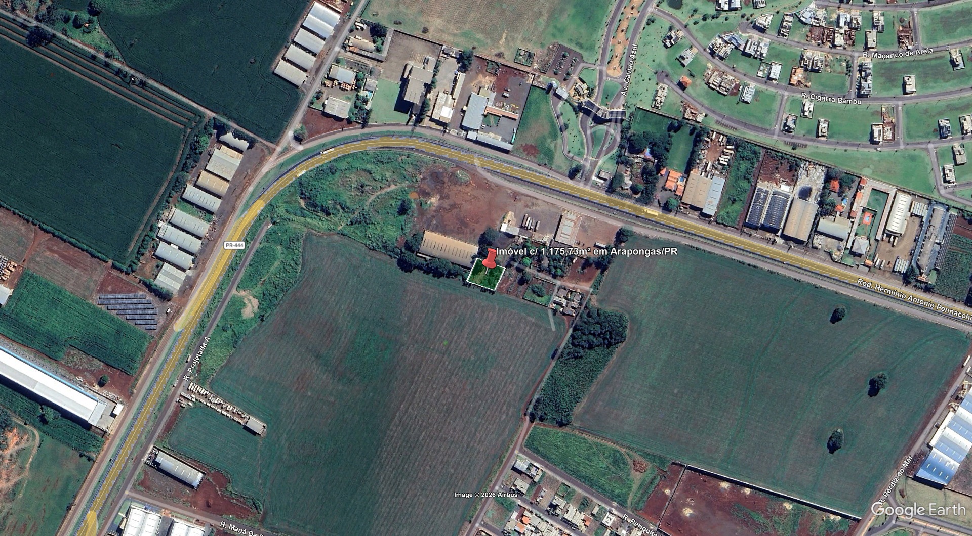 Leilão de Terrenos Imóvel em Arapongas/PR - Lance Inicial R$ 137.500 - Judicial