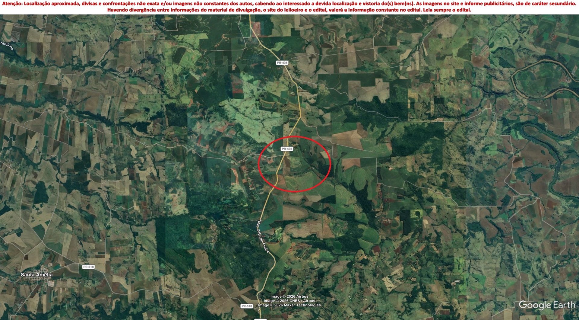Leilão de Bem Imóvel em Bandeirantes/PR - Lance Inicial R$ 114.518 - Judicial