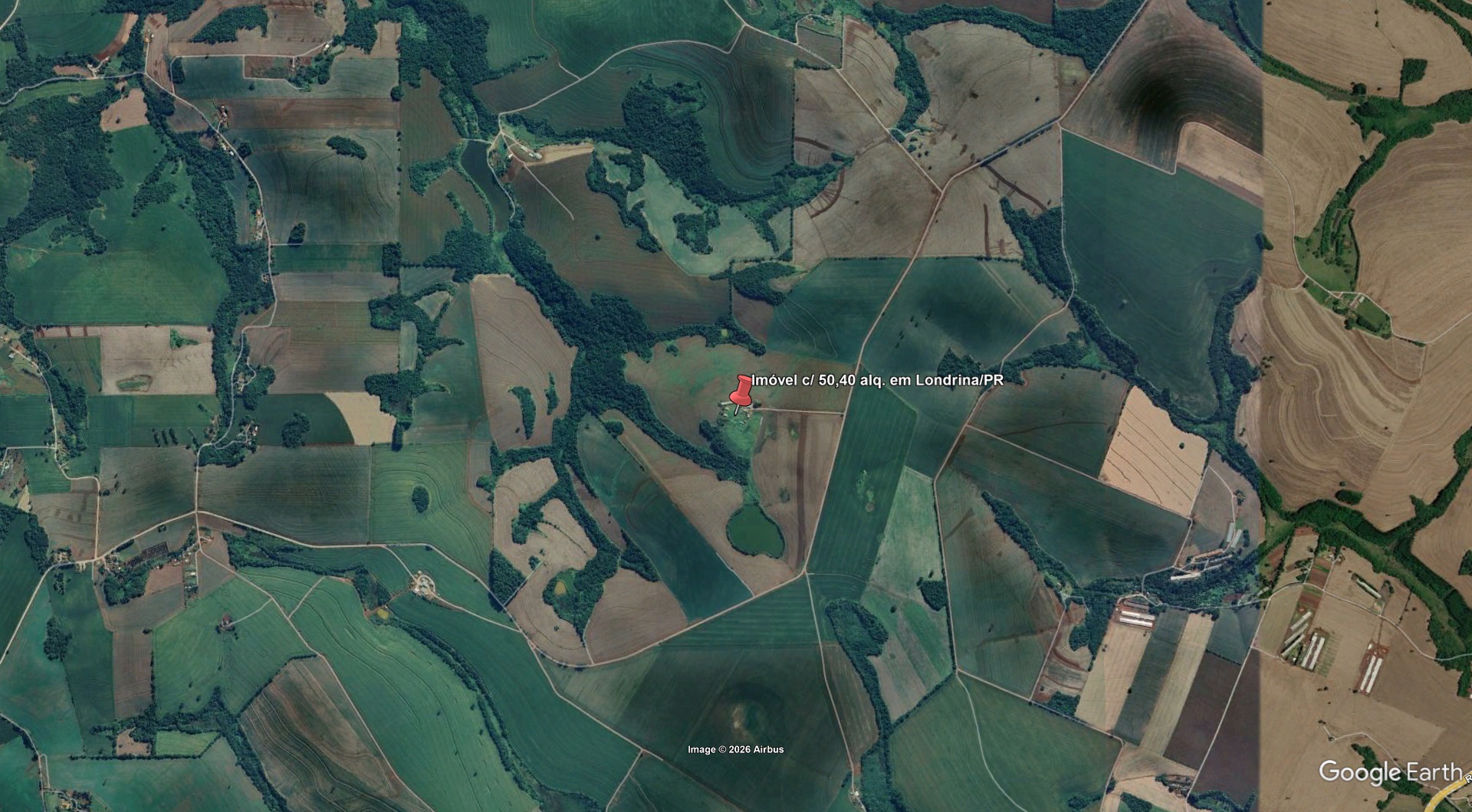 Imóvel c/ 50,40 alq. no Distrito de Guaravera em Londrina/PR - leilão judicial - Londrina PR - lance mínimo R$ 8.147.648