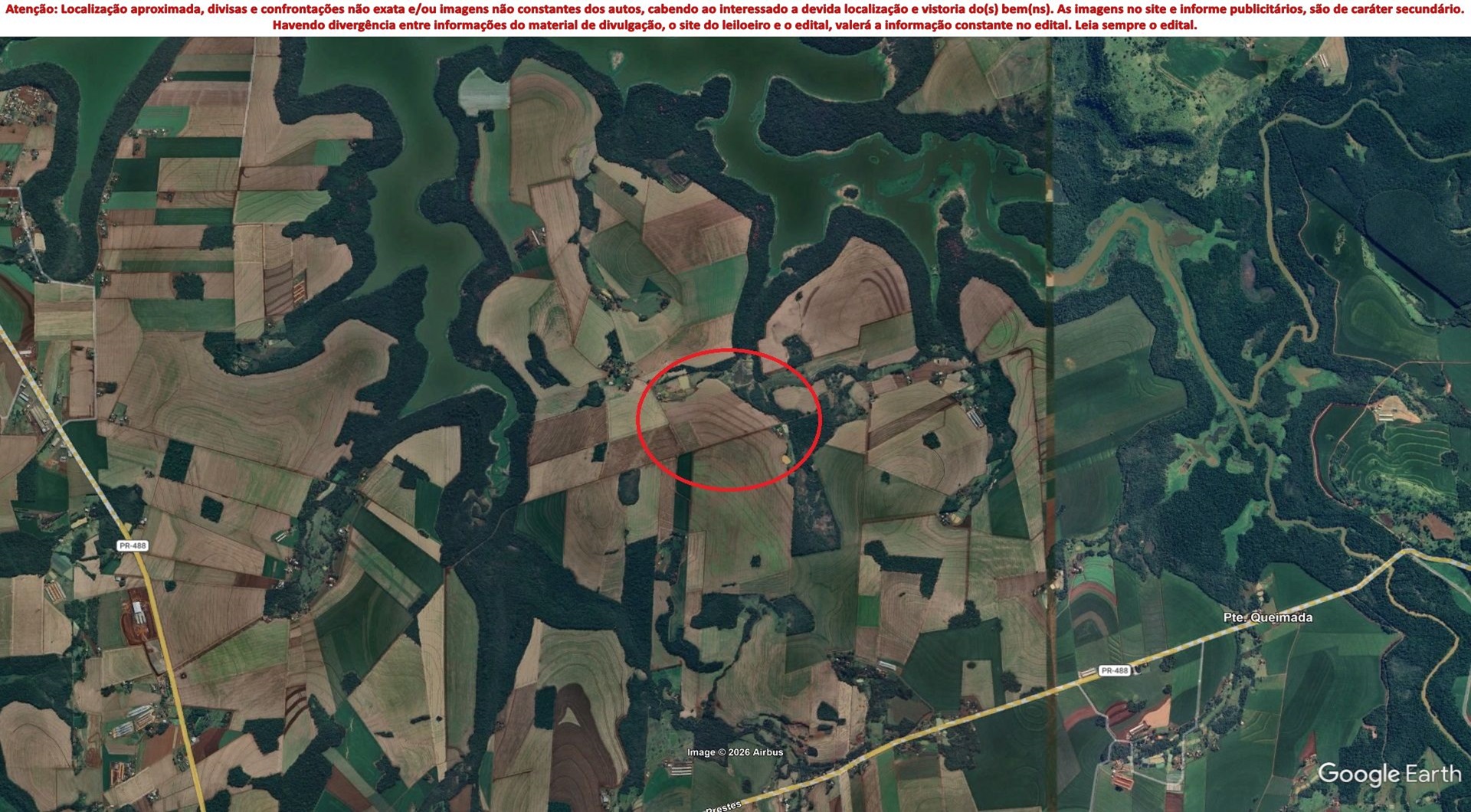 Imóvel c/ 08 alq. em Santa Helena/PR - leilão judicial - Santa Helena PR - lance mínimo R$ 1.866.288
