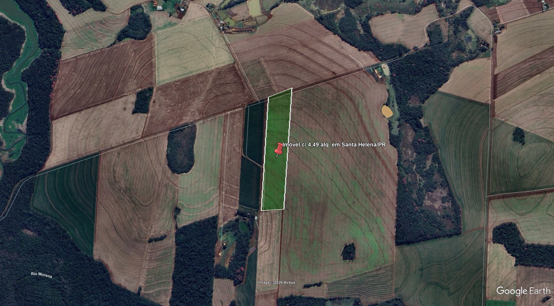 Imóvel c/ 4,49 alq. em Santa Helena/PR - leilão judicial - Santa Helena PR - lance mínimo R$ 1.066.451
