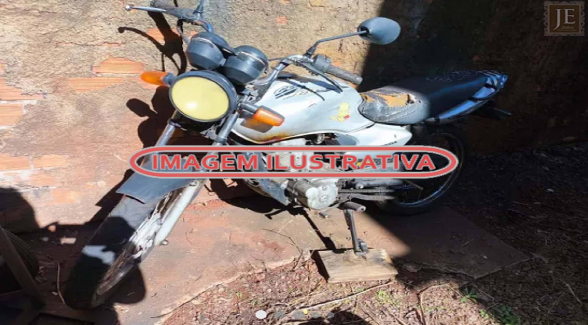 Sucata - Honda CG 125 em Santo Antônio da Platina/PR - leilão judicial - Não informado BR - lance mínimo R$ 240