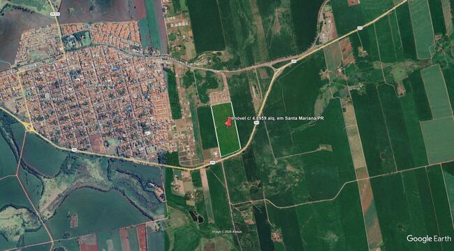 Imóvel C/ 4,8959 Alq. Em Santa Mariana/pr, localizado em Santa Mariana - PR, bairro Água do Arara