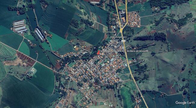 1/6 De Um Imóvel C/ 978,50m² Em Barra Do Jacaré/pr, localizado em Barra Do Jacaré - PR, bairro Centro