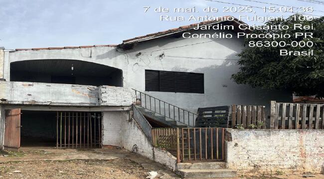 Imóvel C/ 252,28m² Em Cornélio Procópio/pr, localizado em Cornélio Procópio - PR, bairro Jardim Cristo Rei