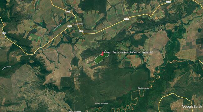 Imóvel C/ 644 Ha Em Santo Antônio De Leverger/mt, localizado em Santo Antônio De Leverger - MT