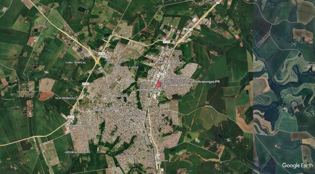 Imóvel C/ 7.622,75m² No Parque Industrial I Em Arapongas/pr, localizado em Arapongas - PR