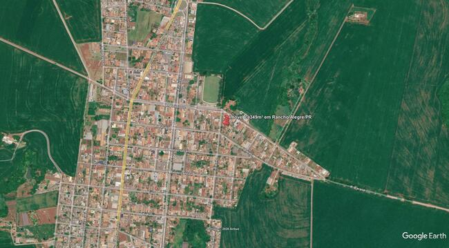 Imóvel C/ 349m² Em Rancho Alegre/pr, localizado em Rancho Alegre - PR