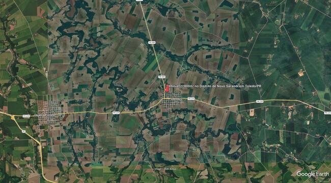 Imóvel C/ 800m² No Distrito De Novo Sarandi Em Toledo/pr, localizado em Toledo - PR, bairro Novo Sarandi