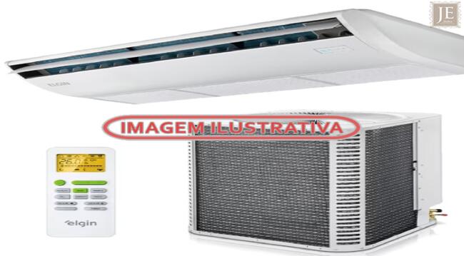 Foto de 10 unidades de aparelhos de ar condicionado, marca Elgin