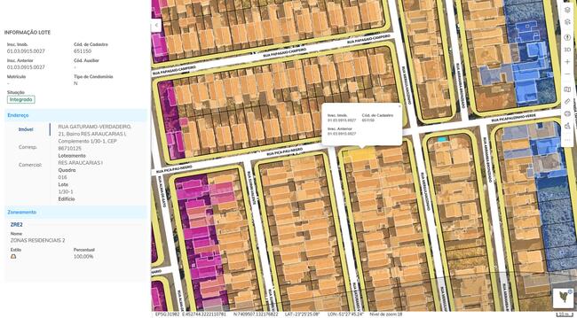 Direitos - Imóvel C/ 152,50m² No Res. Araucária I Em Arapongas/pr, localizado em Arapongas - PR