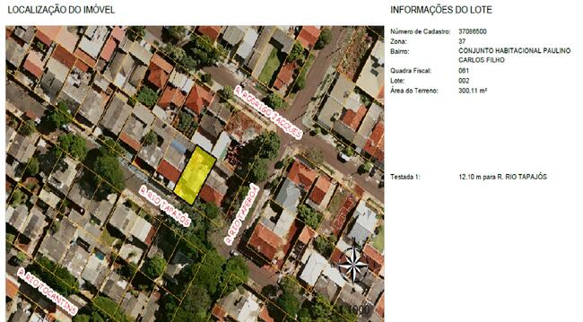 Direitos - Imóvel C/ 300,11m² Em Maringá/pr, localizado em Maringá - PR