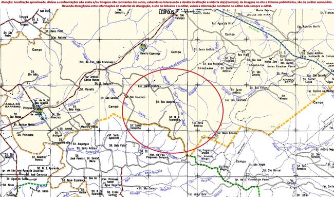 Imóvel C/ 11,849 Alq. Em Leópolis/pr, localizado em Leópolis - PR
