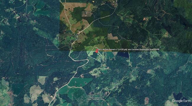 50% De Um Imóvel C/ 3,4125 Alq. Em Coronel Domingos Soares/pr, localizado em Coronel Domingos Soares - PR