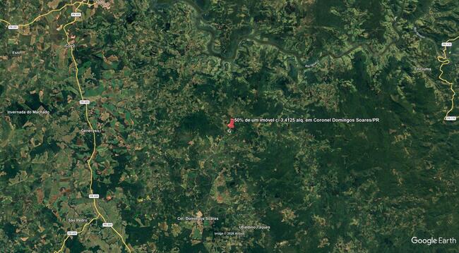 50% De Um Imóvel C/ 3,4125 Alq. Em Coronel Domingos Soares/pr, localizado em Coronel Domingos Soares - PR
