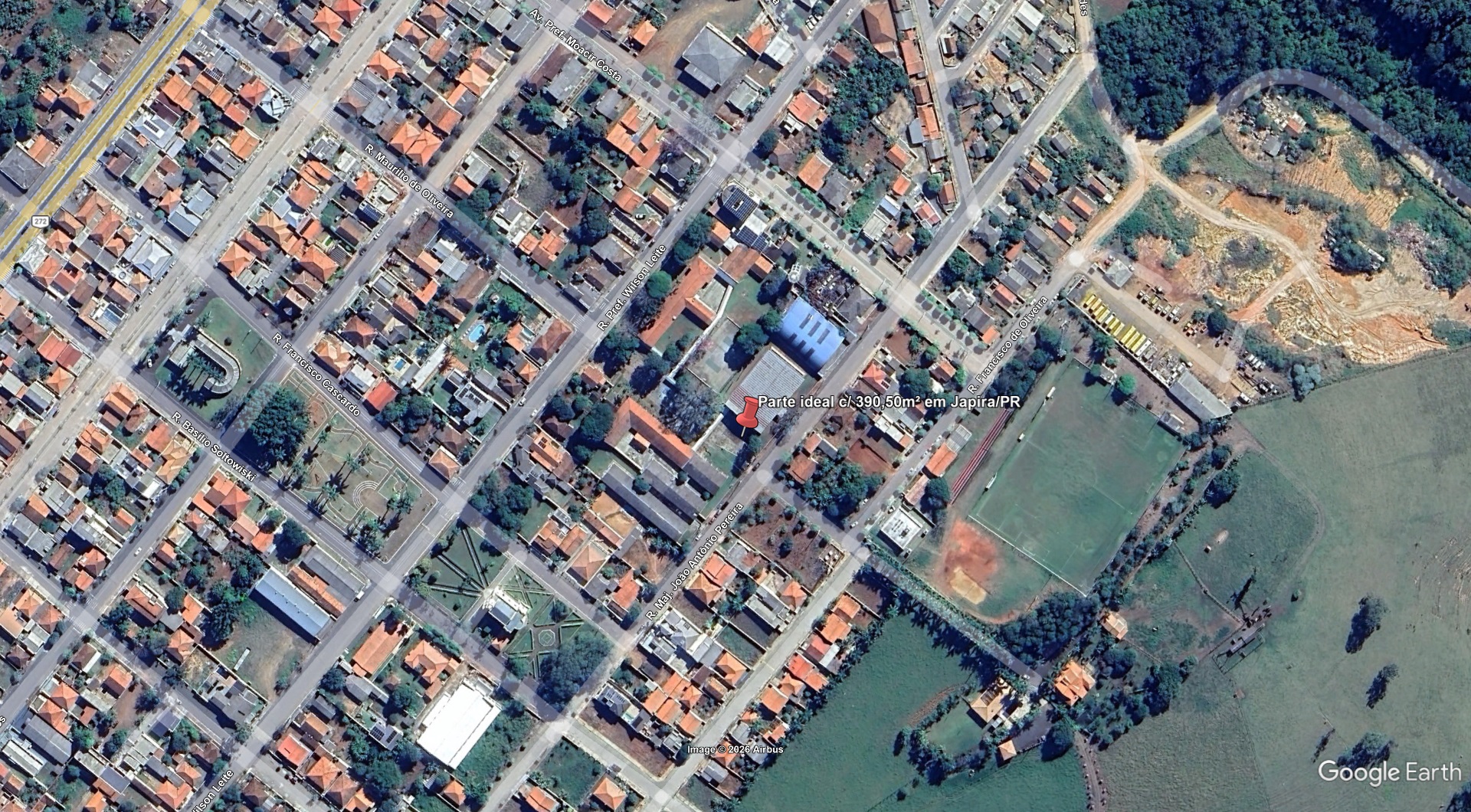 Terreno de 390,50 m² em parte ideal