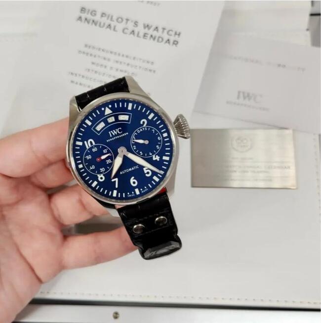 IWC Big Pilot Annual Calendar 150 Years Edição 150 peças 46mm Completo 2019