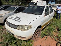 Foto de SUCATA SEM DOCUMENTO - chassis recortado de Fiat Palio, 4p, branco, 2007/08
