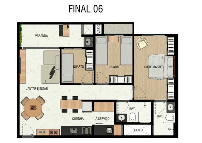 Apartamento com 3 quartos no Novo Centro (foto 23 de 25)
