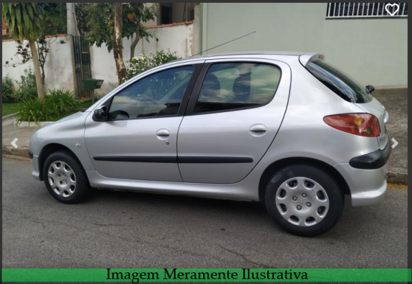 PEUGEOT 206 PRESENCE 07/07 EM ANDRADINA