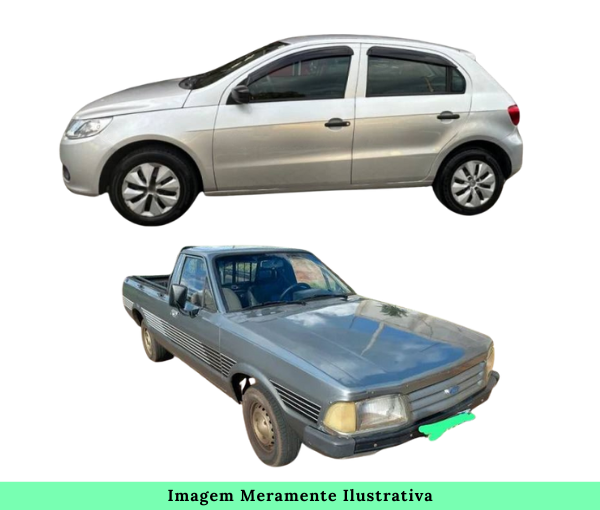 Veículos VW/Gol 1.0 GIV 2011/2012 e Ford/Pampa 1.8L 1995