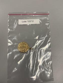 50% desconto Lote 12212 COD. 18773 Abertura em breve Jóias Pingente de ouro
