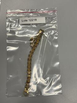 50% desconto Lote 12218 COD. 18779 Abertura em breve Jóias Pulseira de ouro