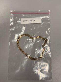 50% desconto Lote 12229 COD. 18790 Abertura em breve Jóias Pulseira de ouro