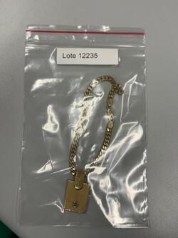 50% desconto Lote 12235 COD. 18796 Abertura em breve Jóias Pulseira e pingente