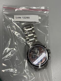 50% desconto Lote 12290 COD. 18807 Abertura em breve Jóias Relógio Longines Gran Vitesse Chrono