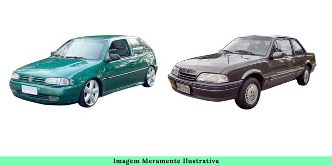 VW Gol 1988 e Monza SL 1991