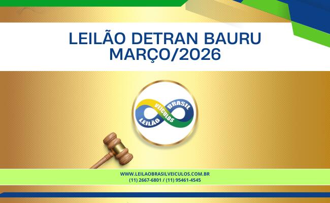 Leilão Detran Bauru
