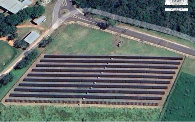 Usina Solar composta por 3.960 módulos solares Fist Solar