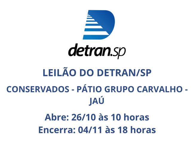 Leilão Detran/SP - Conservados - Pátio Grupo Carvalho – Jau