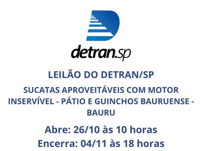 Sucatas Aproveitáveis com Motor Inservível - Pátio e Guinchos Bauruense - Bauru