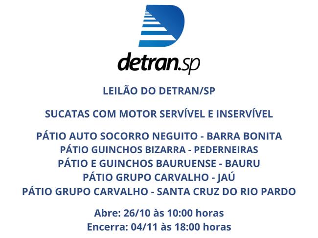SUCATAS COM MOTOR SERVÍVEL E INSERVÍVEL