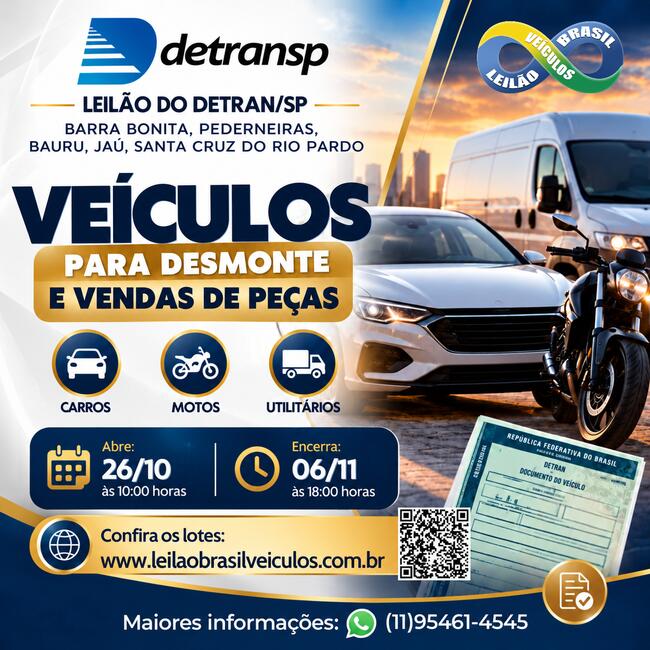 SUCATAS COM MOTOR SERVÍVEL E INSERVÍVEL