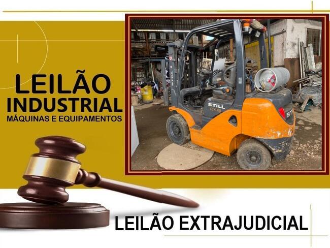 LEILÃO  INDUSTRIAL - MÁQUINAS E EQUIPAMENTOS INDUSTRIAIS USADOS EM SÃO JOSE/SC