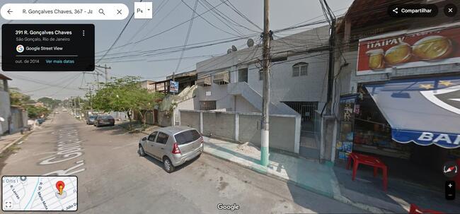Casa situada na Rua Gonçalves Chaves, Jardim Catarina/RJ