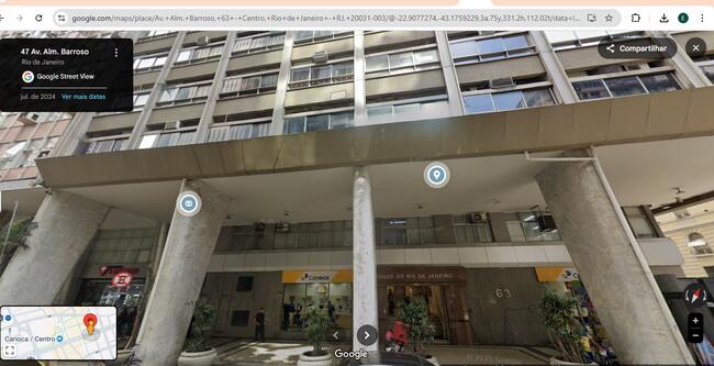 Salas Comerciais no Coração no Centro do Rio de Janeiro/RJ
