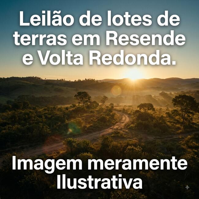 Lotes de terras em Resende e Volta Redonda/RJ