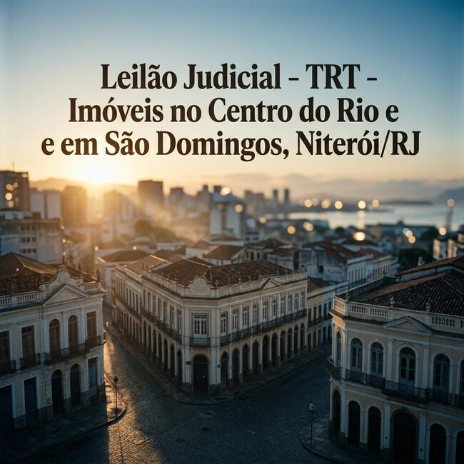 Imóveis no Centro do Rio e em São Domingos, Niterói/RJ