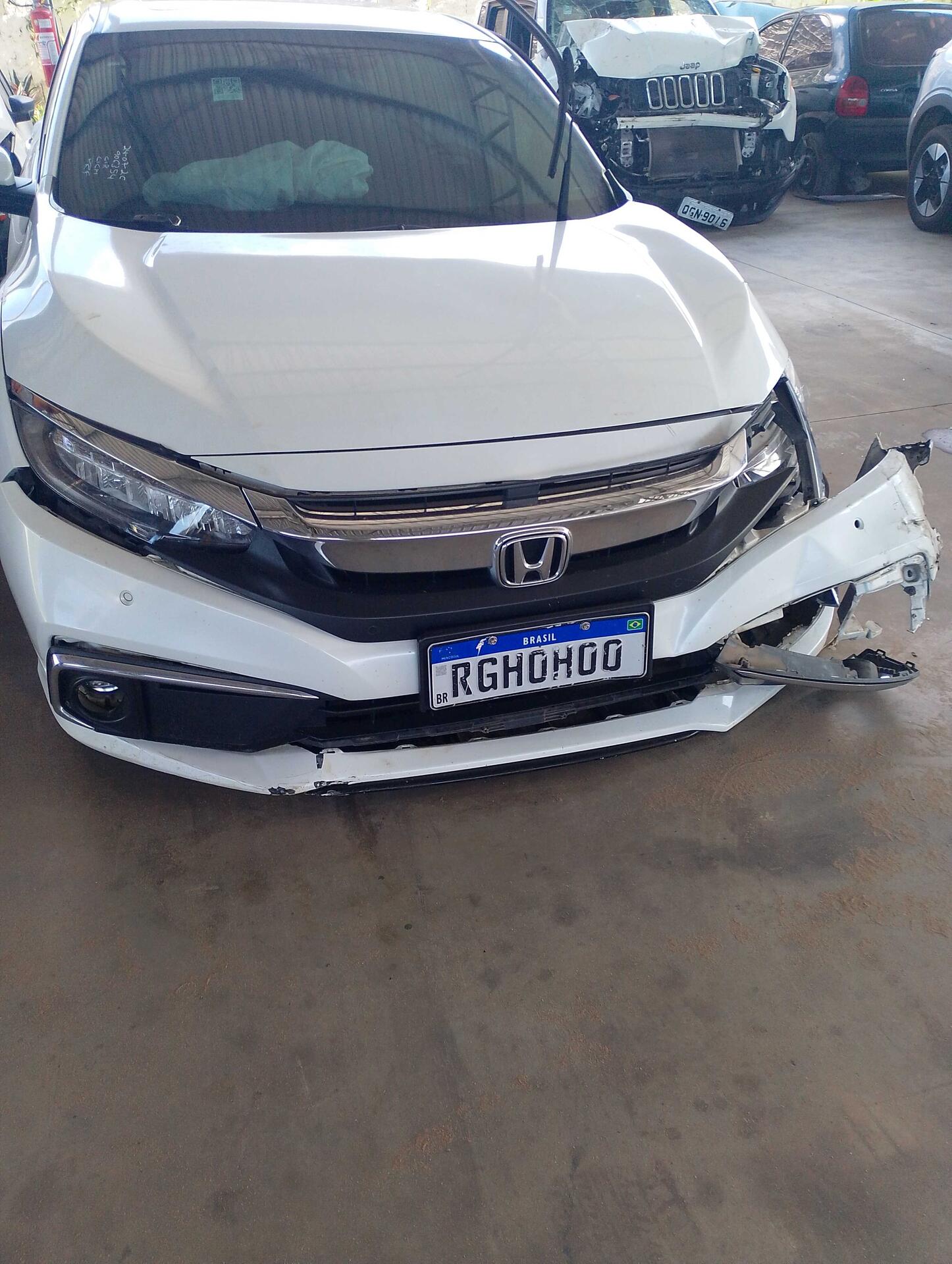 (SUCATA) HONDA / CIVIC SEDAN G10 TOURING 1.5 TURBO 16 GASOLINA 2020/2021 — foto 8 de 28