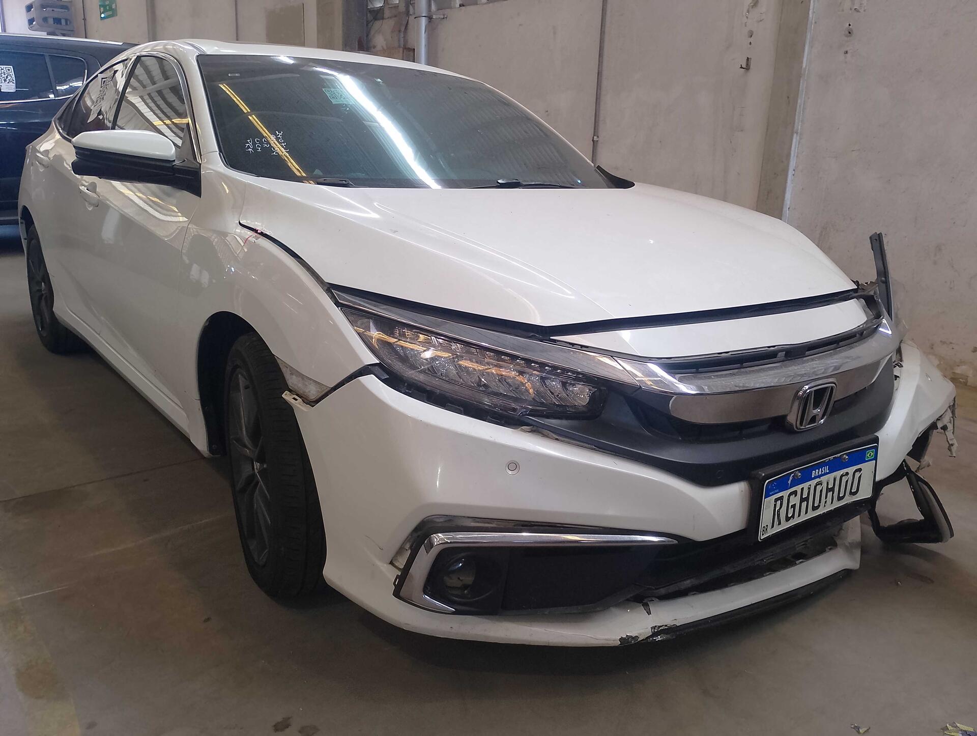 (SUCATA) HONDA / CIVIC SEDAN G10 TOURING 1.5 TURBO 16 GASOLINA 2020/2021 — foto 10 de 28