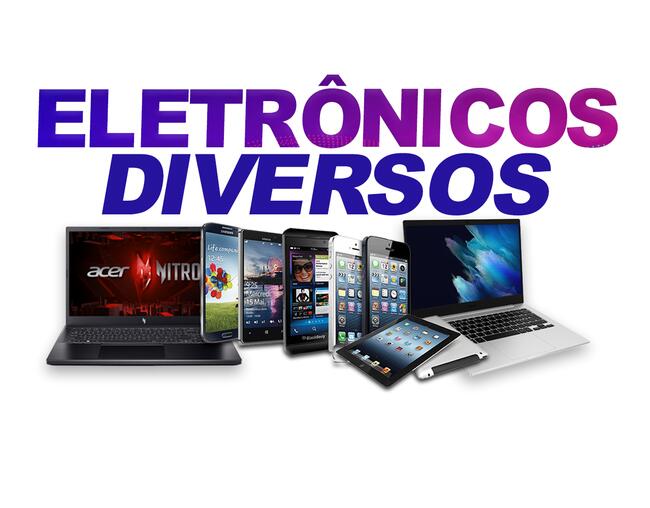 LEILÃO DE ELETRÔNICOS DIVERSOS