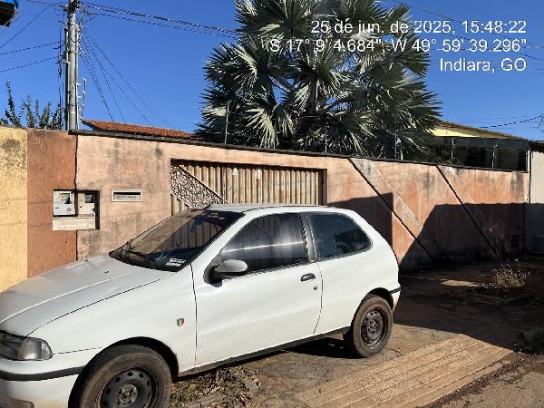 Casa -  127,49 M² Área Privativa, 300 m² Área Do Terreno, Vaga Na Garagem - Indiara/go