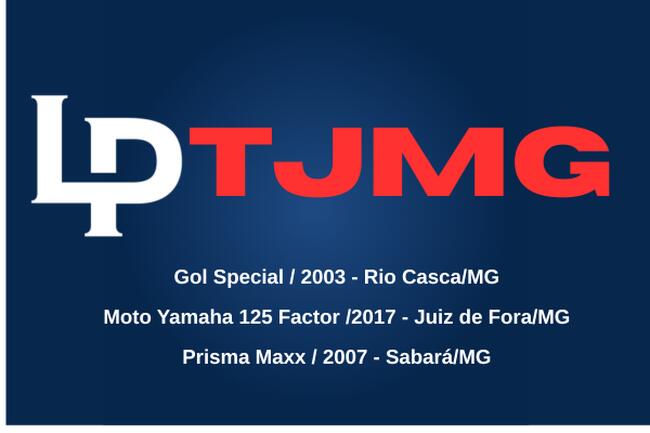 LEILÃO DE VEÍCULOS TJMG