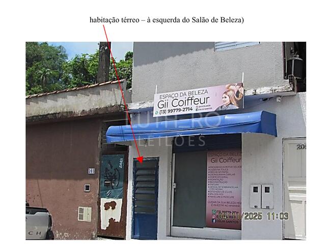 Imóvel Com Pavimento Comercial (térreo) E Residencial (superior), A.t 103,85 M², Próx. À Praia Do Gonzaguinha, Centro, São Vicente/sp., localizado em São Vicente - SP, bairro Centro