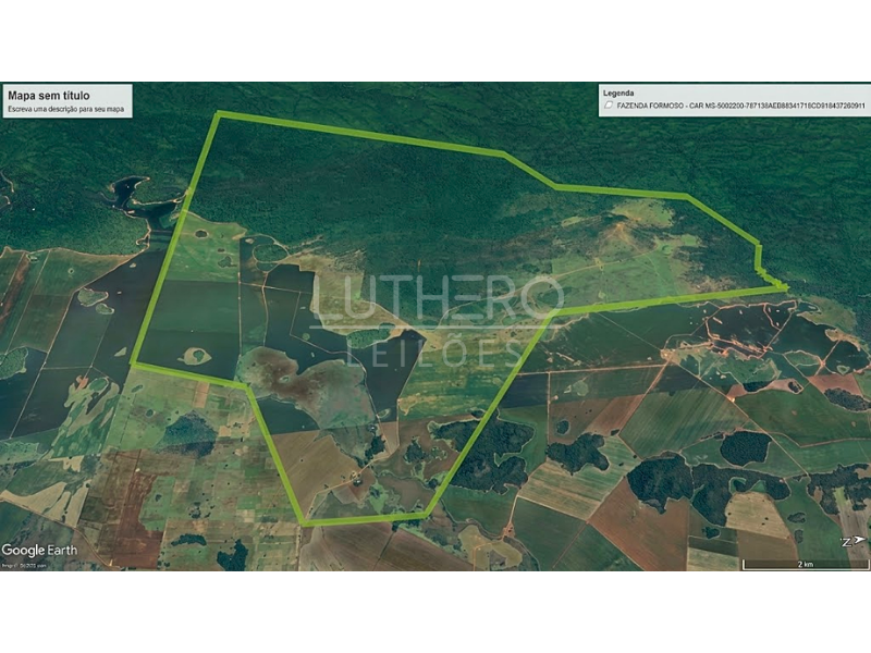 Imóvel rural "fazenda formoso", a.t 5.494has e 7.463m², com casa sede 638m², 5 casas para funcionários, 3 galpões, bonito/ms