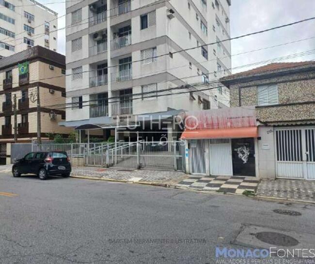 APTO n° 12 Resid. Eduardo, A.U 67,31m², A.T 108,83m², garagem, próximo à Praia Embaré, Embaré, Santos/SP